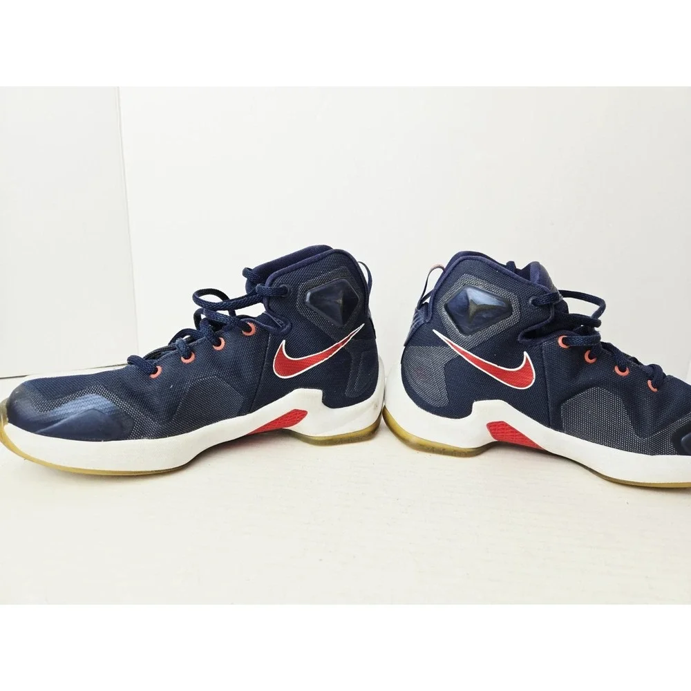Nike Youth‎ LeBron 13 USA Midnight Navy Basketball Shoes Size 4Y